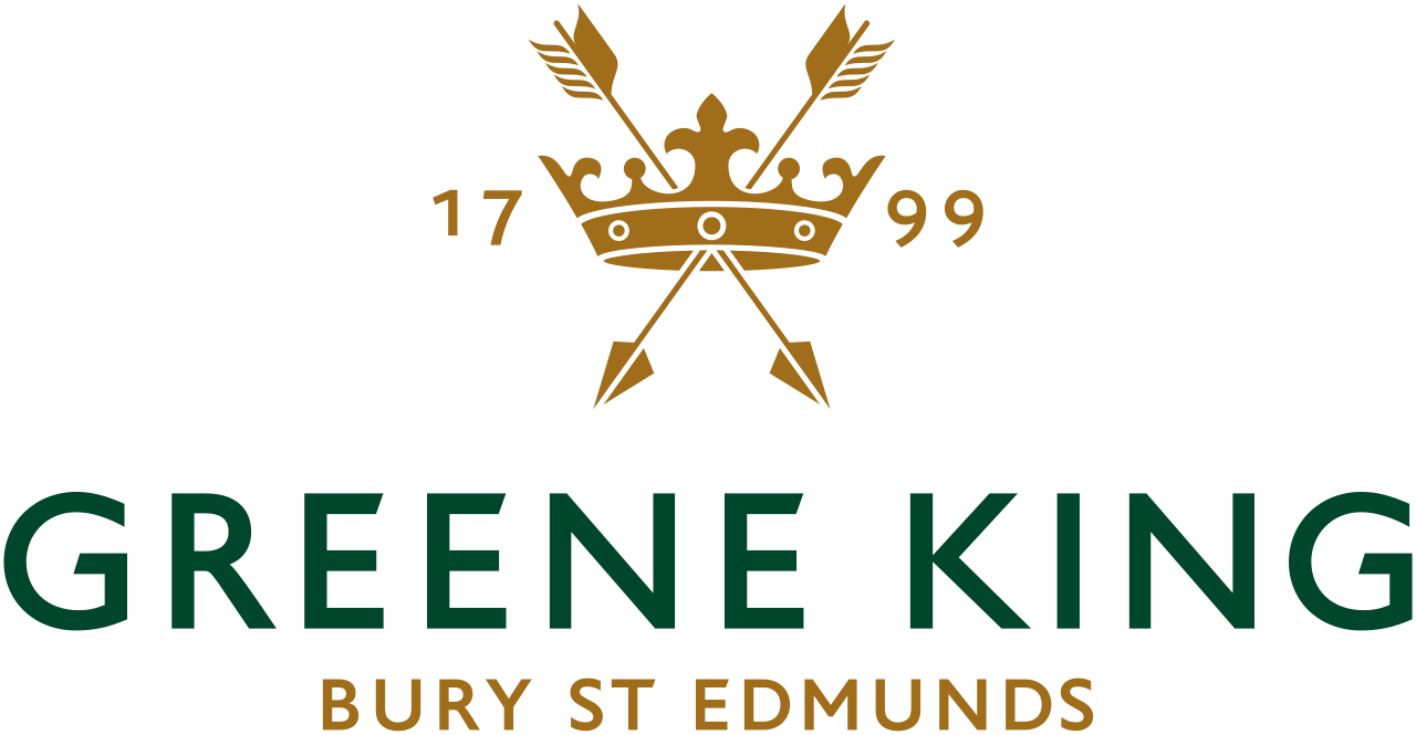 Greene King, Bury St Edmunds, established 1799 logo